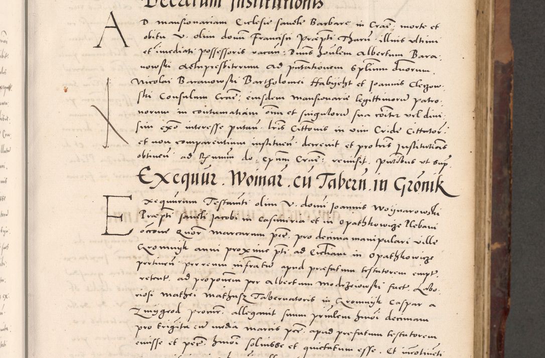 Zdjęcie nr 79 dla obiektu archiwalnego: Acta actorum causarum, sentenciarum tam diffinitivarum quam interloquutoriarum, decretorum, obligationum, quietationum et constitucionum procuratorum coram reverendo domino Bartholomeo Ganthkowski cancellario Gnesnensi, archidiacono et reverendissimi in Christo patris domini Andree Dei gratia episcopi Cracoviensis vicario in spiritualibus generali Cracoviensi ad annum Domini millesimum quingentesimum quingentesimum secundum, cuius indictio decima, pontificatus Julii pape tercii, annus tercius, foeliciter continuantur.