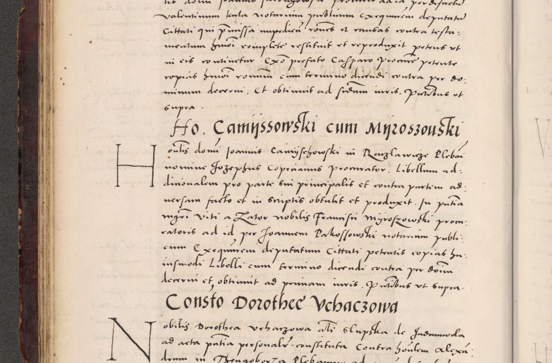 Zdjęcie nr 76 dla obiektu archiwalnego: Acta actorum causarum, sentenciarum tam diffinitivarum quam interloquutoriarum, decretorum, obligationum, quietationum et constitucionum procuratorum coram reverendo domino Bartholomeo Ganthkowski cancellario Gnesnensi, archidiacono et reverendissimi in Christo patris domini Andree Dei gratia episcopi Cracoviensis vicario in spiritualibus generali Cracoviensi ad annum Domini millesimum quingentesimum quingentesimum secundum, cuius indictio decima, pontificatus Julii pape tercii, annus tercius, foeliciter continuantur.