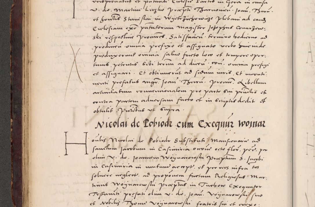 Zdjęcie nr 74 dla obiektu archiwalnego: Acta actorum causarum, sentenciarum tam diffinitivarum quam interloquutoriarum, decretorum, obligationum, quietationum et constitucionum procuratorum coram reverendo domino Bartholomeo Ganthkowski cancellario Gnesnensi, archidiacono et reverendissimi in Christo patris domini Andree Dei gratia episcopi Cracoviensis vicario in spiritualibus generali Cracoviensi ad annum Domini millesimum quingentesimum quingentesimum secundum, cuius indictio decima, pontificatus Julii pape tercii, annus tercius, foeliciter continuantur.