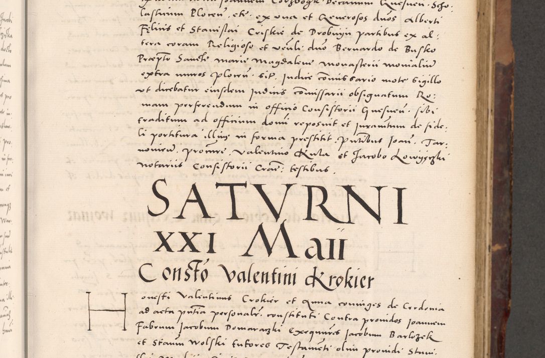 Zdjęcie nr 73 dla obiektu archiwalnego: Acta actorum causarum, sentenciarum tam diffinitivarum quam interloquutoriarum, decretorum, obligationum, quietationum et constitucionum procuratorum coram reverendo domino Bartholomeo Ganthkowski cancellario Gnesnensi, archidiacono et reverendissimi in Christo patris domini Andree Dei gratia episcopi Cracoviensis vicario in spiritualibus generali Cracoviensi ad annum Domini millesimum quingentesimum quingentesimum secundum, cuius indictio decima, pontificatus Julii pape tercii, annus tercius, foeliciter continuantur.
