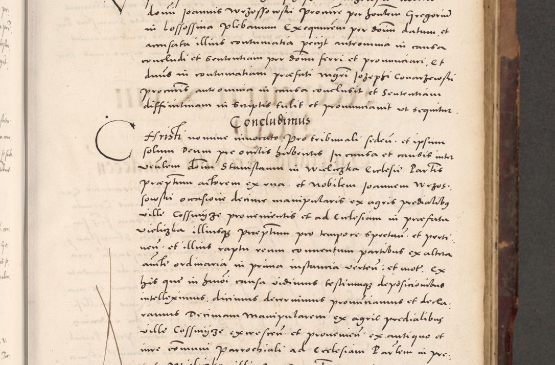 Zdjęcie nr 67 dla obiektu archiwalnego: Acta actorum causarum, sentenciarum tam diffinitivarum quam interloquutoriarum, decretorum, obligationum, quietationum et constitucionum procuratorum coram reverendo domino Bartholomeo Ganthkowski cancellario Gnesnensi, archidiacono et reverendissimi in Christo patris domini Andree Dei gratia episcopi Cracoviensis vicario in spiritualibus generali Cracoviensi ad annum Domini millesimum quingentesimum quingentesimum secundum, cuius indictio decima, pontificatus Julii pape tercii, annus tercius, foeliciter continuantur.