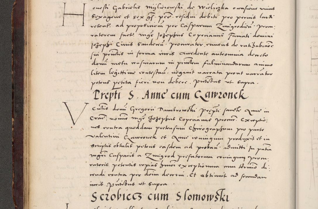 Zdjęcie nr 64 dla obiektu archiwalnego: Acta actorum causarum, sentenciarum tam diffinitivarum quam interloquutoriarum, decretorum, obligationum, quietationum et constitucionum procuratorum coram reverendo domino Bartholomeo Ganthkowski cancellario Gnesnensi, archidiacono et reverendissimi in Christo patris domini Andree Dei gratia episcopi Cracoviensis vicario in spiritualibus generali Cracoviensi ad annum Domini millesimum quingentesimum quingentesimum secundum, cuius indictio decima, pontificatus Julii pape tercii, annus tercius, foeliciter continuantur.