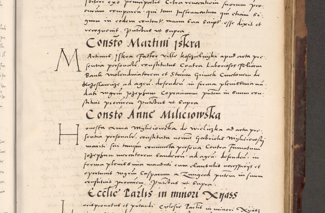 Zdjęcie nr 61 dla obiektu archiwalnego: Acta actorum causarum, sentenciarum tam diffinitivarum quam interloquutoriarum, decretorum, obligationum, quietationum et constitucionum procuratorum coram reverendo domino Bartholomeo Ganthkowski cancellario Gnesnensi, archidiacono et reverendissimi in Christo patris domini Andree Dei gratia episcopi Cracoviensis vicario in spiritualibus generali Cracoviensi ad annum Domini millesimum quingentesimum quingentesimum secundum, cuius indictio decima, pontificatus Julii pape tercii, annus tercius, foeliciter continuantur.