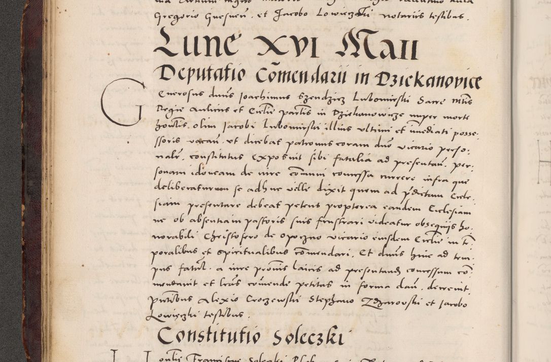 Zdjęcie nr 58 dla obiektu archiwalnego: Acta actorum causarum, sentenciarum tam diffinitivarum quam interloquutoriarum, decretorum, obligationum, quietationum et constitucionum procuratorum coram reverendo domino Bartholomeo Ganthkowski cancellario Gnesnensi, archidiacono et reverendissimi in Christo patris domini Andree Dei gratia episcopi Cracoviensis vicario in spiritualibus generali Cracoviensi ad annum Domini millesimum quingentesimum quingentesimum secundum, cuius indictio decima, pontificatus Julii pape tercii, annus tercius, foeliciter continuantur.