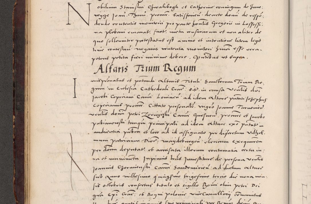 Zdjęcie nr 50 dla obiektu archiwalnego: Acta actorum causarum, sentenciarum tam diffinitivarum quam interloquutoriarum, decretorum, obligationum, quietationum et constitucionum procuratorum coram reverendo domino Bartholomeo Ganthkowski cancellario Gnesnensi, archidiacono et reverendissimi in Christo patris domini Andree Dei gratia episcopi Cracoviensis vicario in spiritualibus generali Cracoviensi ad annum Domini millesimum quingentesimum quingentesimum secundum, cuius indictio decima, pontificatus Julii pape tercii, annus tercius, foeliciter continuantur.