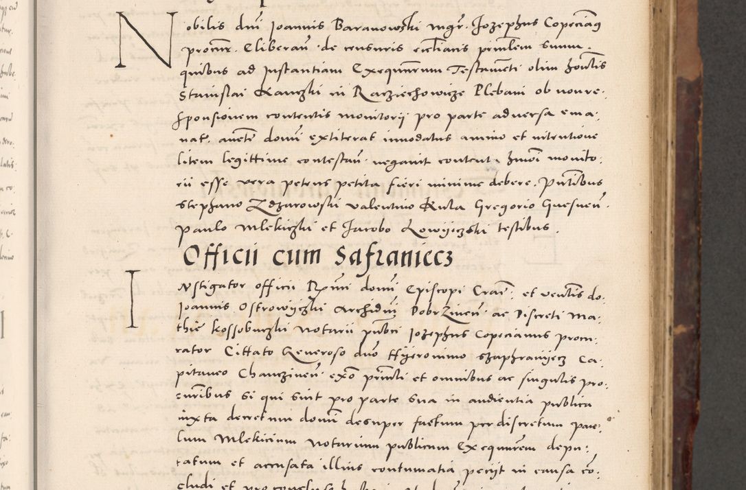 Zdjęcie nr 45 dla obiektu archiwalnego: Acta actorum causarum, sentenciarum tam diffinitivarum quam interloquutoriarum, decretorum, obligationum, quietationum et constitucionum procuratorum coram reverendo domino Bartholomeo Ganthkowski cancellario Gnesnensi, archidiacono et reverendissimi in Christo patris domini Andree Dei gratia episcopi Cracoviensis vicario in spiritualibus generali Cracoviensi ad annum Domini millesimum quingentesimum quingentesimum secundum, cuius indictio decima, pontificatus Julii pape tercii, annus tercius, foeliciter continuantur.