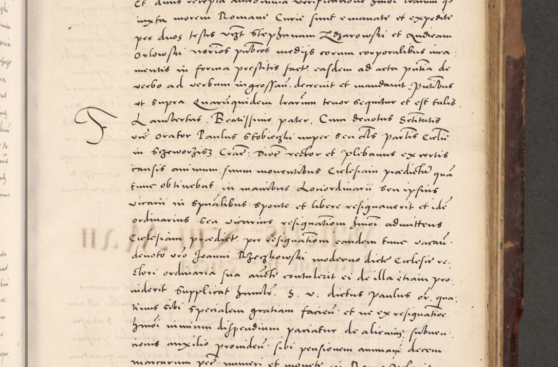 Zdjęcie nr 43 dla obiektu archiwalnego: Acta actorum causarum, sentenciarum tam diffinitivarum quam interloquutoriarum, decretorum, obligationum, quietationum et constitucionum procuratorum coram reverendo domino Bartholomeo Ganthkowski cancellario Gnesnensi, archidiacono et reverendissimi in Christo patris domini Andree Dei gratia episcopi Cracoviensis vicario in spiritualibus generali Cracoviensi ad annum Domini millesimum quingentesimum quingentesimum secundum, cuius indictio decima, pontificatus Julii pape tercii, annus tercius, foeliciter continuantur.