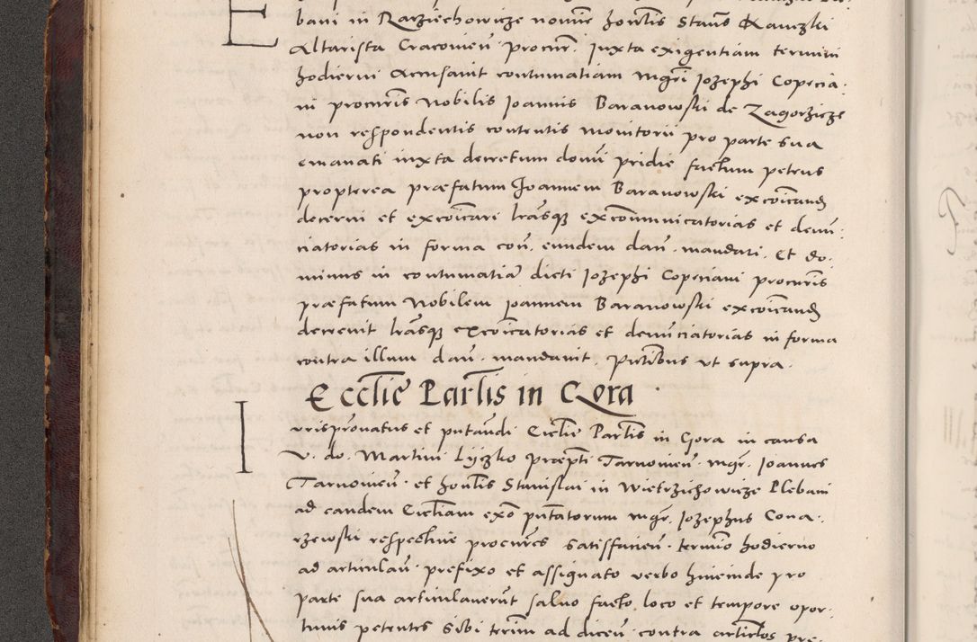 Zdjęcie nr 42 dla obiektu archiwalnego: Acta actorum causarum, sentenciarum tam diffinitivarum quam interloquutoriarum, decretorum, obligationum, quietationum et constitucionum procuratorum coram reverendo domino Bartholomeo Ganthkowski cancellario Gnesnensi, archidiacono et reverendissimi in Christo patris domini Andree Dei gratia episcopi Cracoviensis vicario in spiritualibus generali Cracoviensi ad annum Domini millesimum quingentesimum quingentesimum secundum, cuius indictio decima, pontificatus Julii pape tercii, annus tercius, foeliciter continuantur.