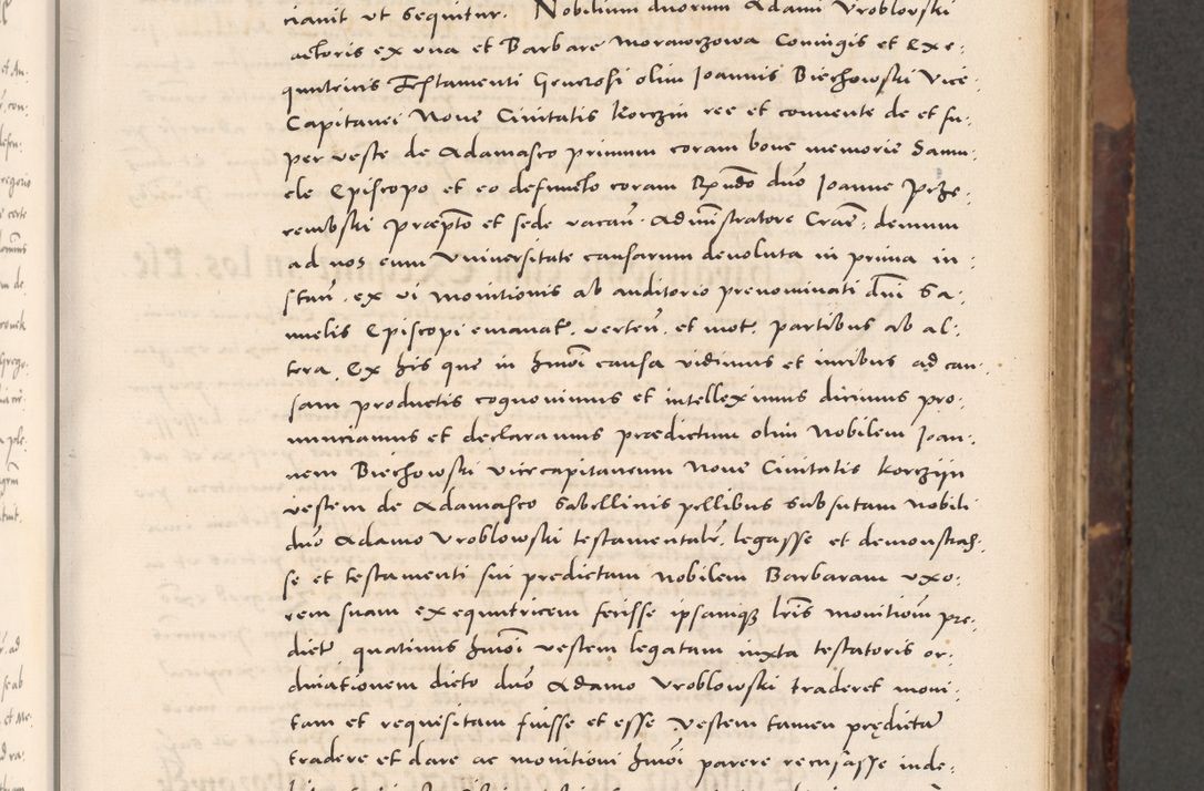 Zdjęcie nr 39 dla obiektu archiwalnego: Acta actorum causarum, sentenciarum tam diffinitivarum quam interloquutoriarum, decretorum, obligationum, quietationum et constitucionum procuratorum coram reverendo domino Bartholomeo Ganthkowski cancellario Gnesnensi, archidiacono et reverendissimi in Christo patris domini Andree Dei gratia episcopi Cracoviensis vicario in spiritualibus generali Cracoviensi ad annum Domini millesimum quingentesimum quingentesimum secundum, cuius indictio decima, pontificatus Julii pape tercii, annus tercius, foeliciter continuantur.