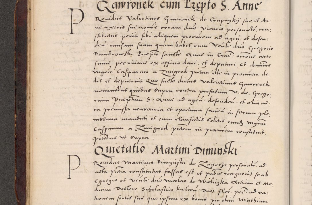 Zdjęcie nr 38 dla obiektu archiwalnego: Acta actorum causarum, sentenciarum tam diffinitivarum quam interloquutoriarum, decretorum, obligationum, quietationum et constitucionum procuratorum coram reverendo domino Bartholomeo Ganthkowski cancellario Gnesnensi, archidiacono et reverendissimi in Christo patris domini Andree Dei gratia episcopi Cracoviensis vicario in spiritualibus generali Cracoviensi ad annum Domini millesimum quingentesimum quingentesimum secundum, cuius indictio decima, pontificatus Julii pape tercii, annus tercius, foeliciter continuantur.