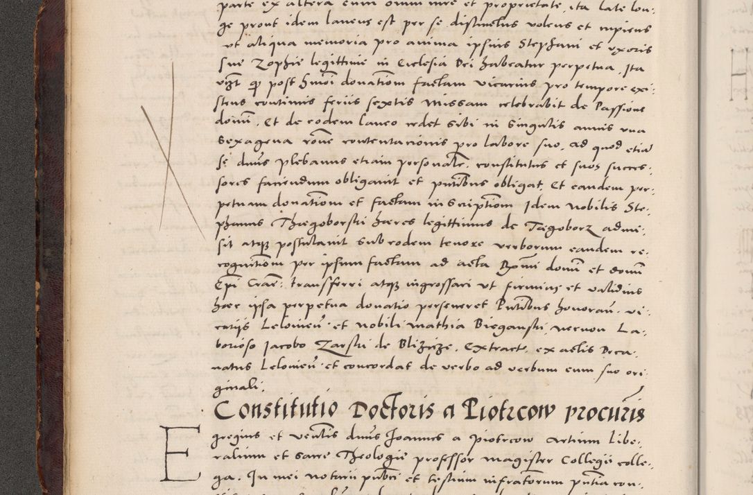Zdjęcie nr 32 dla obiektu archiwalnego: Acta actorum causarum, sentenciarum tam diffinitivarum quam interloquutoriarum, decretorum, obligationum, quietationum et constitucionum procuratorum coram reverendo domino Bartholomeo Ganthkowski cancellario Gnesnensi, archidiacono et reverendissimi in Christo patris domini Andree Dei gratia episcopi Cracoviensis vicario in spiritualibus generali Cracoviensi ad annum Domini millesimum quingentesimum quingentesimum secundum, cuius indictio decima, pontificatus Julii pape tercii, annus tercius, foeliciter continuantur.