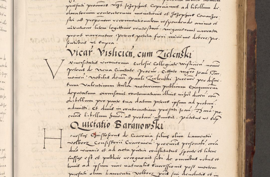Zdjęcie nr 29 dla obiektu archiwalnego: Acta actorum causarum, sentenciarum tam diffinitivarum quam interloquutoriarum, decretorum, obligationum, quietationum et constitucionum procuratorum coram reverendo domino Bartholomeo Ganthkowski cancellario Gnesnensi, archidiacono et reverendissimi in Christo patris domini Andree Dei gratia episcopi Cracoviensis vicario in spiritualibus generali Cracoviensi ad annum Domini millesimum quingentesimum quingentesimum secundum, cuius indictio decima, pontificatus Julii pape tercii, annus tercius, foeliciter continuantur.