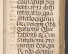 Zdjęcie nr 7 dla obiektu archiwalnego: Acta actorum causarum, sententiarum tam diffinitivarum quam interloquutoriarum, decretorum, obligationum, quietationum et constitutionum procuratorum coram reverendo domino Stanislao Schlomovski praeposito Calissiensi, archidiacono Sandecensi, canonico vicarioque in spiritualibus generali Cracocoviensi ad annum Domini millesimum quingentesimum quinquagesimum sextum, cuius indicatio quatuor decima, pontificatus sanctissimi in Christo patris domini Pauli divina providencia pape quarti anno ipsius