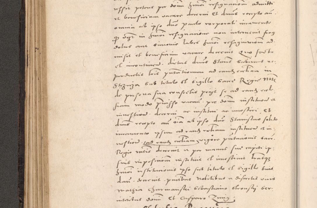 Zdjęcie nr 198 dla obiektu archiwalnego: Acta actorum causarum, sententiarum tam diffinitivarum quam interloquutoriarum, decretorum, obligationum, quietationum et constitutionum procuratorum coram reverendo domino Stanislao Schlomovski praeposito Calissiensi, archidiacono Sandecensi, canonico vicarioque in spiritualibus generali Cracocoviensi ad annum Domini millesimum quingentesimum quinquagesimum sextum, cuius indicatio quatuor decima, pontificatus sanctissimi in Christo patris domini Pauli divina providencia pape quarti anno ipsius