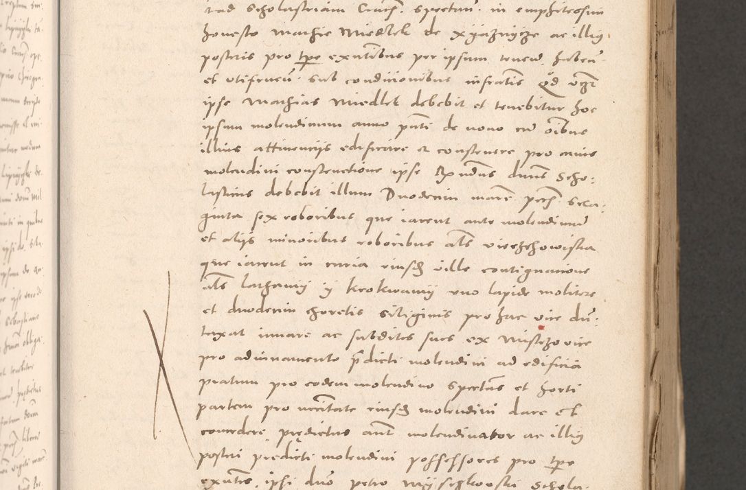 Zdjęcie nr 185 dla obiektu archiwalnego: Acta actorum causarum, sententiarum tam diffinitivarum quam interloquutoriarum, decretorum, obligationum, quietationum et constitutionum procuratorum coram reverendo domino Stanislao Schlomovski praeposito Calissiensi, archidiacono Sandecensi, canonico vicarioque in spiritualibus generali Cracocoviensi ad annum Domini millesimum quingentesimum quinquagesimum sextum, cuius indicatio quatuor decima, pontificatus sanctissimi in Christo patris domini Pauli divina providencia pape quarti anno ipsius