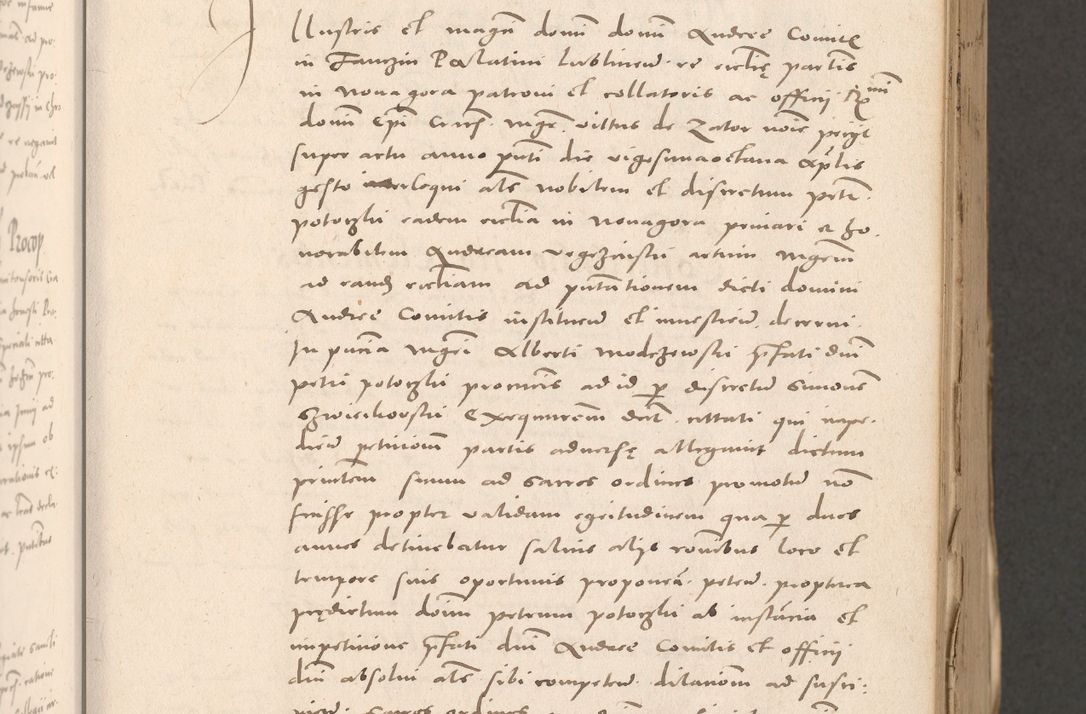 Zdjęcie nr 179 dla obiektu archiwalnego: Acta actorum causarum, sententiarum tam diffinitivarum quam interloquutoriarum, decretorum, obligationum, quietationum et constitutionum procuratorum coram reverendo domino Stanislao Schlomovski praeposito Calissiensi, archidiacono Sandecensi, canonico vicarioque in spiritualibus generali Cracocoviensi ad annum Domini millesimum quingentesimum quinquagesimum sextum, cuius indicatio quatuor decima, pontificatus sanctissimi in Christo patris domini Pauli divina providencia pape quarti anno ipsius