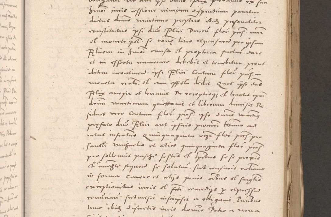 Zdjęcie nr 171 dla obiektu archiwalnego: Acta actorum causarum, sententiarum tam diffinitivarum quam interloquutoriarum, decretorum, obligationum, quietationum et constitutionum procuratorum coram reverendo domino Stanislao Schlomovski praeposito Calissiensi, archidiacono Sandecensi, canonico vicarioque in spiritualibus generali Cracocoviensi ad annum Domini millesimum quingentesimum quinquagesimum sextum, cuius indicatio quatuor decima, pontificatus sanctissimi in Christo patris domini Pauli divina providencia pape quarti anno ipsius