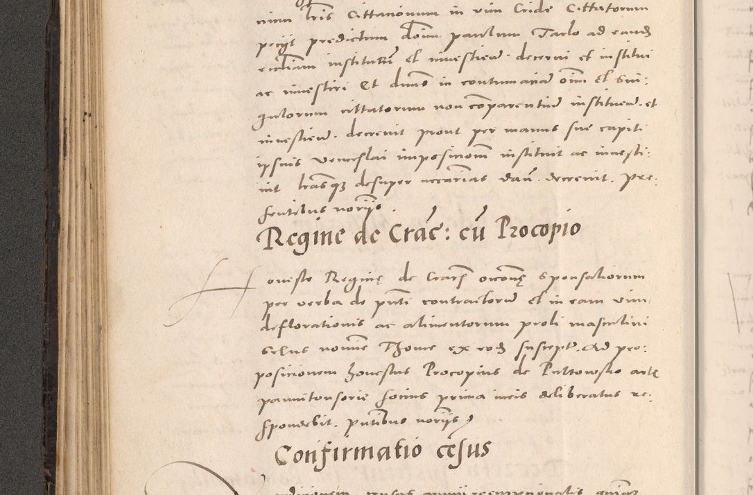 Zdjęcie nr 168 dla obiektu archiwalnego: Acta actorum causarum, sententiarum tam diffinitivarum quam interloquutoriarum, decretorum, obligationum, quietationum et constitutionum procuratorum coram reverendo domino Stanislao Schlomovski praeposito Calissiensi, archidiacono Sandecensi, canonico vicarioque in spiritualibus generali Cracocoviensi ad annum Domini millesimum quingentesimum quinquagesimum sextum, cuius indicatio quatuor decima, pontificatus sanctissimi in Christo patris domini Pauli divina providencia pape quarti anno ipsius
