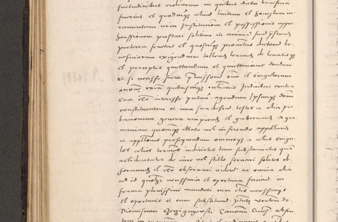 Zdjęcie nr 154 dla obiektu archiwalnego: Acta actorum causarum, sententiarum tam diffinitivarum quam interloquutoriarum, decretorum, obligationum, quietationum et constitutionum procuratorum coram reverendo domino Stanislao Schlomovski praeposito Calissiensi, archidiacono Sandecensi, canonico vicarioque in spiritualibus generali Cracocoviensi ad annum Domini millesimum quingentesimum quinquagesimum sextum, cuius indicatio quatuor decima, pontificatus sanctissimi in Christo patris domini Pauli divina providencia pape quarti anno ipsius