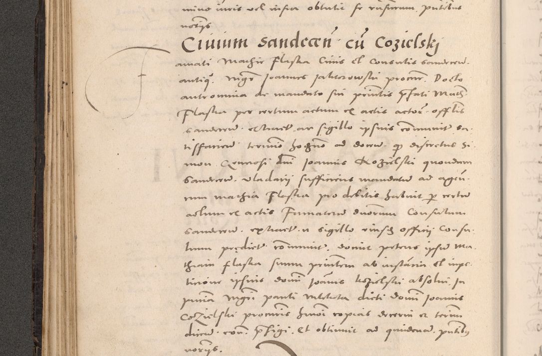 Zdjęcie nr 156 dla obiektu archiwalnego: Acta actorum causarum, sententiarum tam diffinitivarum quam interloquutoriarum, decretorum, obligationum, quietationum et constitutionum procuratorum coram reverendo domino Stanislao Schlomovski praeposito Calissiensi, archidiacono Sandecensi, canonico vicarioque in spiritualibus generali Cracocoviensi ad annum Domini millesimum quingentesimum quinquagesimum sextum, cuius indicatio quatuor decima, pontificatus sanctissimi in Christo patris domini Pauli divina providencia pape quarti anno ipsius