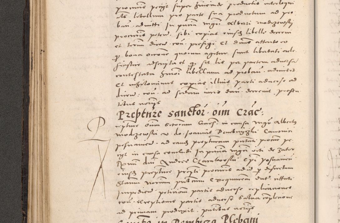 Zdjęcie nr 146 dla obiektu archiwalnego: Acta actorum causarum, sententiarum tam diffinitivarum quam interloquutoriarum, decretorum, obligationum, quietationum et constitutionum procuratorum coram reverendo domino Stanislao Schlomovski praeposito Calissiensi, archidiacono Sandecensi, canonico vicarioque in spiritualibus generali Cracocoviensi ad annum Domini millesimum quingentesimum quinquagesimum sextum, cuius indicatio quatuor decima, pontificatus sanctissimi in Christo patris domini Pauli divina providencia pape quarti anno ipsius