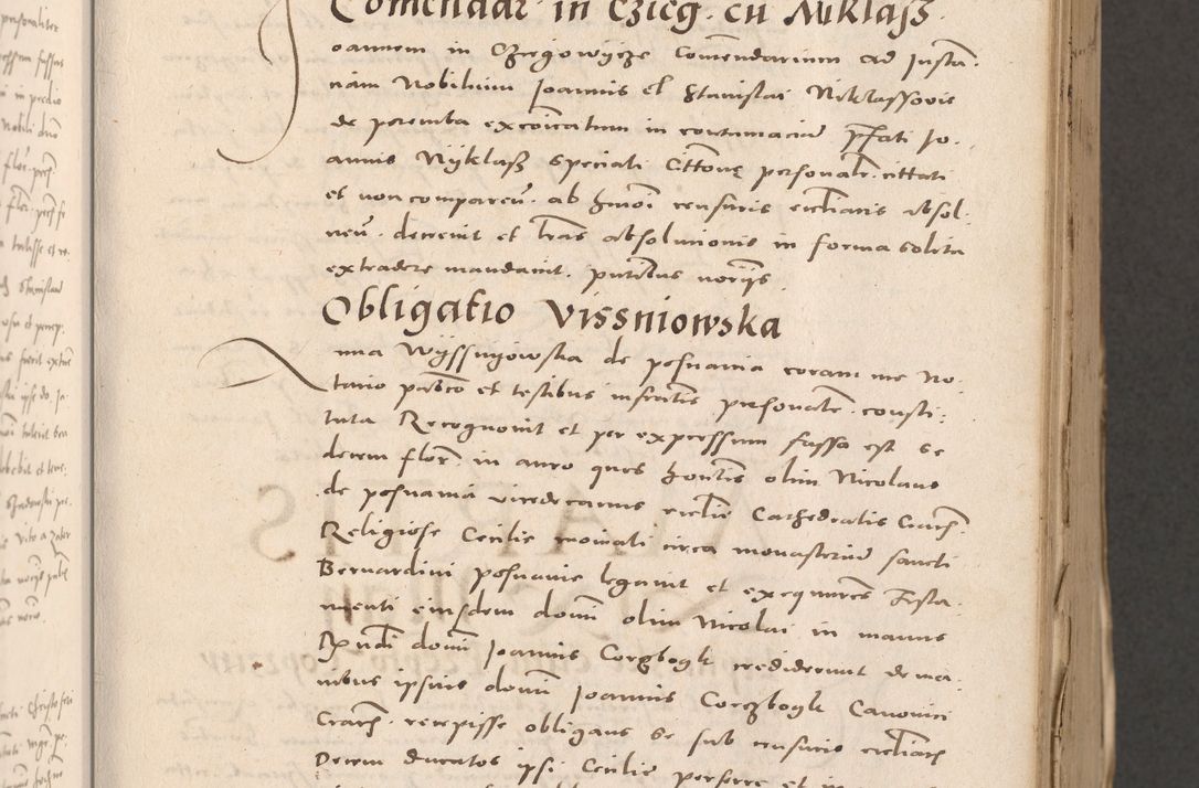 Zdjęcie nr 141 dla obiektu archiwalnego: Acta actorum causarum, sententiarum tam diffinitivarum quam interloquutoriarum, decretorum, obligationum, quietationum et constitutionum procuratorum coram reverendo domino Stanislao Schlomovski praeposito Calissiensi, archidiacono Sandecensi, canonico vicarioque in spiritualibus generali Cracocoviensi ad annum Domini millesimum quingentesimum quinquagesimum sextum, cuius indicatio quatuor decima, pontificatus sanctissimi in Christo patris domini Pauli divina providencia pape quarti anno ipsius