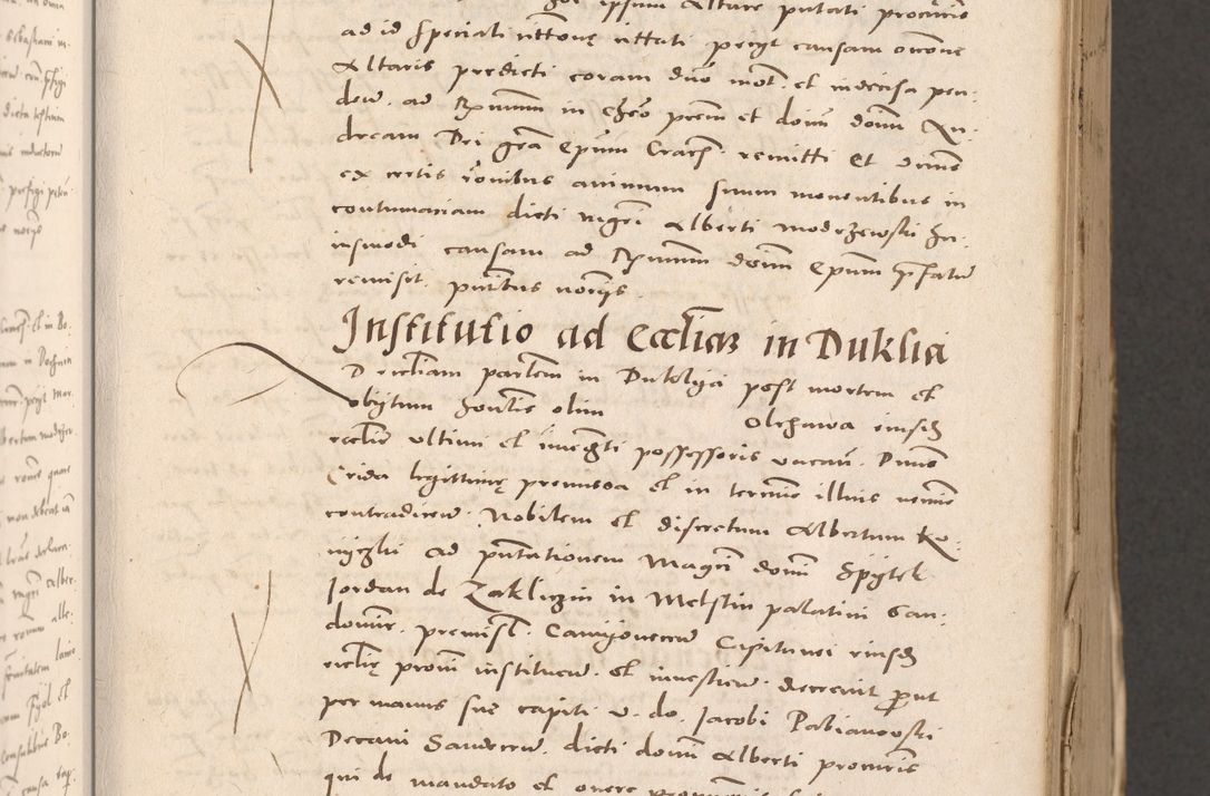 Zdjęcie nr 139 dla obiektu archiwalnego: Acta actorum causarum, sententiarum tam diffinitivarum quam interloquutoriarum, decretorum, obligationum, quietationum et constitutionum procuratorum coram reverendo domino Stanislao Schlomovski praeposito Calissiensi, archidiacono Sandecensi, canonico vicarioque in spiritualibus generali Cracocoviensi ad annum Domini millesimum quingentesimum quinquagesimum sextum, cuius indicatio quatuor decima, pontificatus sanctissimi in Christo patris domini Pauli divina providencia pape quarti anno ipsius