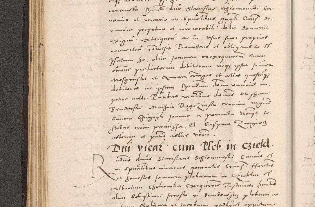 Zdjęcie nr 134 dla obiektu archiwalnego: Acta actorum causarum, sententiarum tam diffinitivarum quam interloquutoriarum, decretorum, obligationum, quietationum et constitutionum procuratorum coram reverendo domino Stanislao Schlomovski praeposito Calissiensi, archidiacono Sandecensi, canonico vicarioque in spiritualibus generali Cracocoviensi ad annum Domini millesimum quingentesimum quinquagesimum sextum, cuius indicatio quatuor decima, pontificatus sanctissimi in Christo patris domini Pauli divina providencia pape quarti anno ipsius