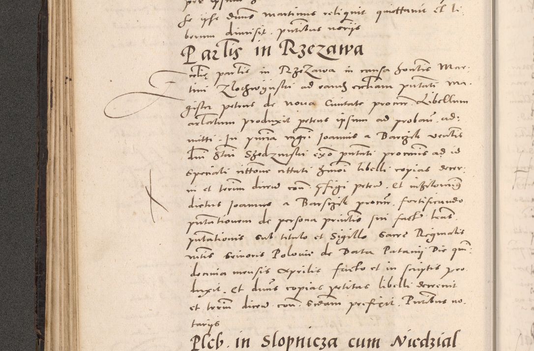 Zdjęcie nr 136 dla obiektu archiwalnego: Acta actorum causarum, sententiarum tam diffinitivarum quam interloquutoriarum, decretorum, obligationum, quietationum et constitutionum procuratorum coram reverendo domino Stanislao Schlomovski praeposito Calissiensi, archidiacono Sandecensi, canonico vicarioque in spiritualibus generali Cracocoviensi ad annum Domini millesimum quingentesimum quinquagesimum sextum, cuius indicatio quatuor decima, pontificatus sanctissimi in Christo patris domini Pauli divina providencia pape quarti anno ipsius