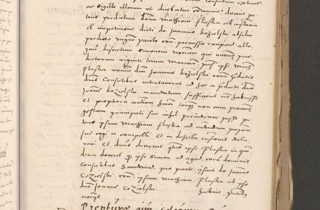 Zdjęcie nr 125 dla obiektu archiwalnego: Acta actorum causarum, sententiarum tam diffinitivarum quam interloquutoriarum, decretorum, obligationum, quietationum et constitutionum procuratorum coram reverendo domino Stanislao Schlomovski praeposito Calissiensi, archidiacono Sandecensi, canonico vicarioque in spiritualibus generali Cracocoviensi ad annum Domini millesimum quingentesimum quinquagesimum sextum, cuius indicatio quatuor decima, pontificatus sanctissimi in Christo patris domini Pauli divina providencia pape quarti anno ipsius