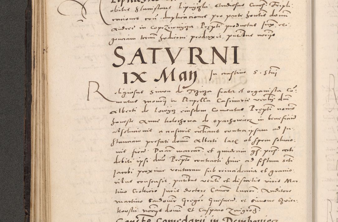 Zdjęcie nr 122 dla obiektu archiwalnego: Acta actorum causarum, sententiarum tam diffinitivarum quam interloquutoriarum, decretorum, obligationum, quietationum et constitutionum procuratorum coram reverendo domino Stanislao Schlomovski praeposito Calissiensi, archidiacono Sandecensi, canonico vicarioque in spiritualibus generali Cracocoviensi ad annum Domini millesimum quingentesimum quinquagesimum sextum, cuius indicatio quatuor decima, pontificatus sanctissimi in Christo patris domini Pauli divina providencia pape quarti anno ipsius