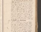 Zdjęcie nr 111 dla obiektu archiwalnego: Acta actorum causarum, sententiarum tam diffinitivarum quam interloquutoriarum, decretorum, obligationum, quietationum et constitutionum procuratorum coram reverendo domino Stanislao Schlomovski praeposito Calissiensi, archidiacono Sandecensi, canonico vicarioque in spiritualibus generali Cracocoviensi ad annum Domini millesimum quingentesimum quinquagesimum sextum, cuius indicatio quatuor decima, pontificatus sanctissimi in Christo patris domini Pauli divina providencia pape quarti anno ipsius