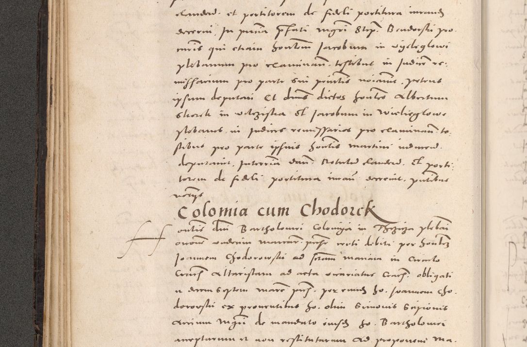 Zdjęcie nr 110 dla obiektu archiwalnego: Acta actorum causarum, sententiarum tam diffinitivarum quam interloquutoriarum, decretorum, obligationum, quietationum et constitutionum procuratorum coram reverendo domino Stanislao Schlomovski praeposito Calissiensi, archidiacono Sandecensi, canonico vicarioque in spiritualibus generali Cracocoviensi ad annum Domini millesimum quingentesimum quinquagesimum sextum, cuius indicatio quatuor decima, pontificatus sanctissimi in Christo patris domini Pauli divina providencia pape quarti anno ipsius