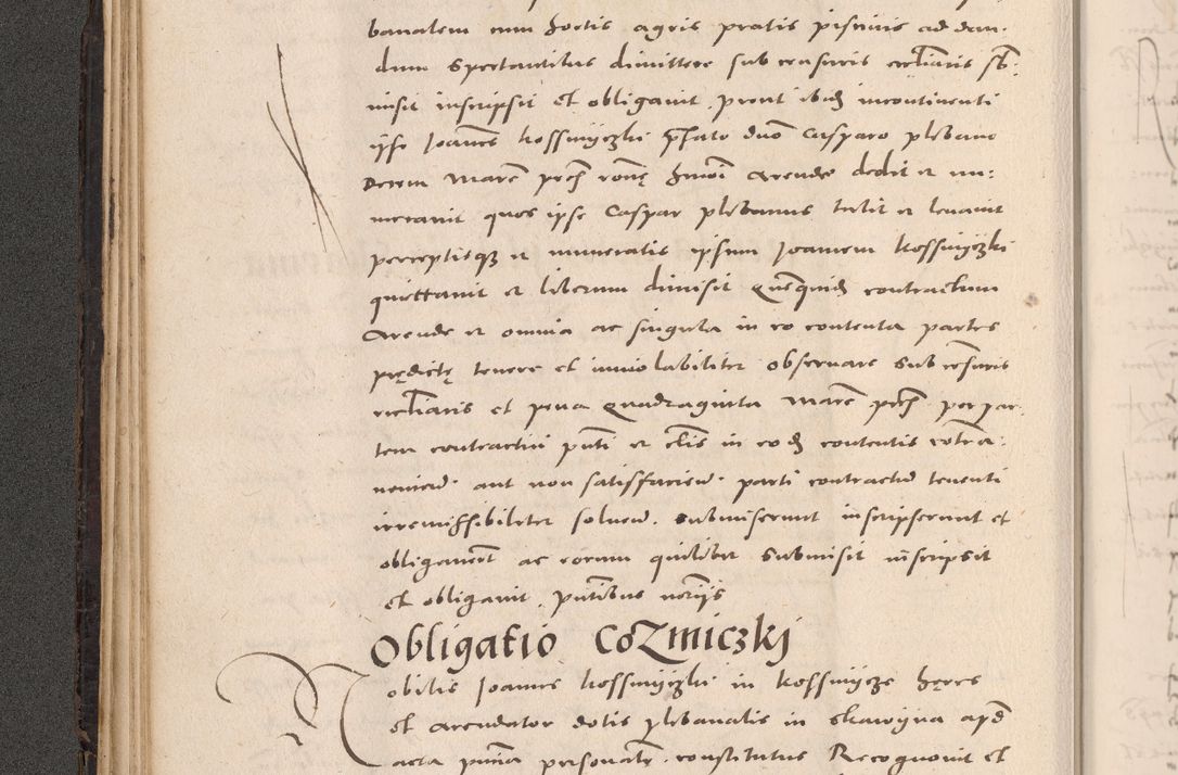 Zdjęcie nr 106 dla obiektu archiwalnego: Acta actorum causarum, sententiarum tam diffinitivarum quam interloquutoriarum, decretorum, obligationum, quietationum et constitutionum procuratorum coram reverendo domino Stanislao Schlomovski praeposito Calissiensi, archidiacono Sandecensi, canonico vicarioque in spiritualibus generali Cracocoviensi ad annum Domini millesimum quingentesimum quinquagesimum sextum, cuius indicatio quatuor decima, pontificatus sanctissimi in Christo patris domini Pauli divina providencia pape quarti anno ipsius