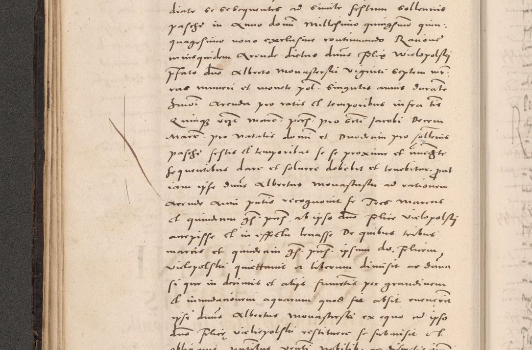 Zdjęcie nr 94 dla obiektu archiwalnego: Acta actorum causarum, sententiarum tam diffinitivarum quam interloquutoriarum, decretorum, obligationum, quietationum et constitutionum procuratorum coram reverendo domino Stanislao Schlomovski praeposito Calissiensi, archidiacono Sandecensi, canonico vicarioque in spiritualibus generali Cracocoviensi ad annum Domini millesimum quingentesimum quinquagesimum sextum, cuius indicatio quatuor decima, pontificatus sanctissimi in Christo patris domini Pauli divina providencia pape quarti anno ipsius