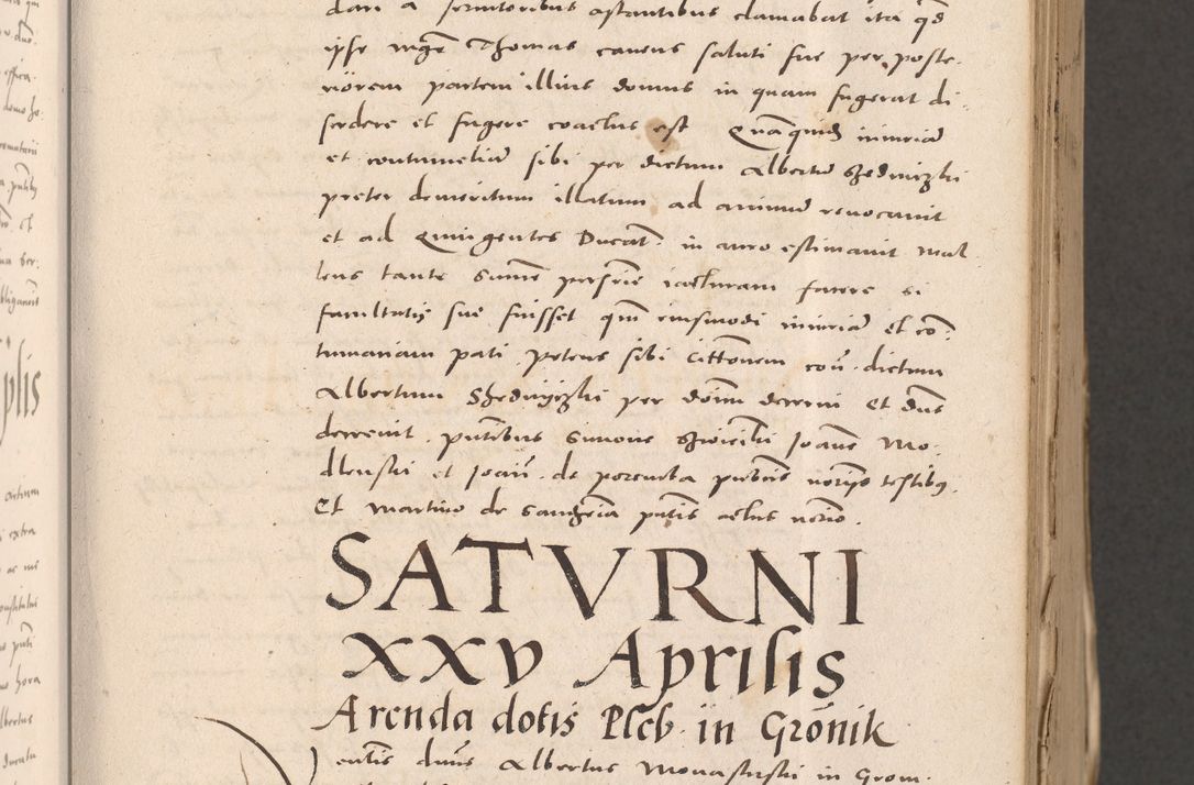 Zdjęcie nr 93 dla obiektu archiwalnego: Acta actorum causarum, sententiarum tam diffinitivarum quam interloquutoriarum, decretorum, obligationum, quietationum et constitutionum procuratorum coram reverendo domino Stanislao Schlomovski praeposito Calissiensi, archidiacono Sandecensi, canonico vicarioque in spiritualibus generali Cracocoviensi ad annum Domini millesimum quingentesimum quinquagesimum sextum, cuius indicatio quatuor decima, pontificatus sanctissimi in Christo patris domini Pauli divina providencia pape quarti anno ipsius