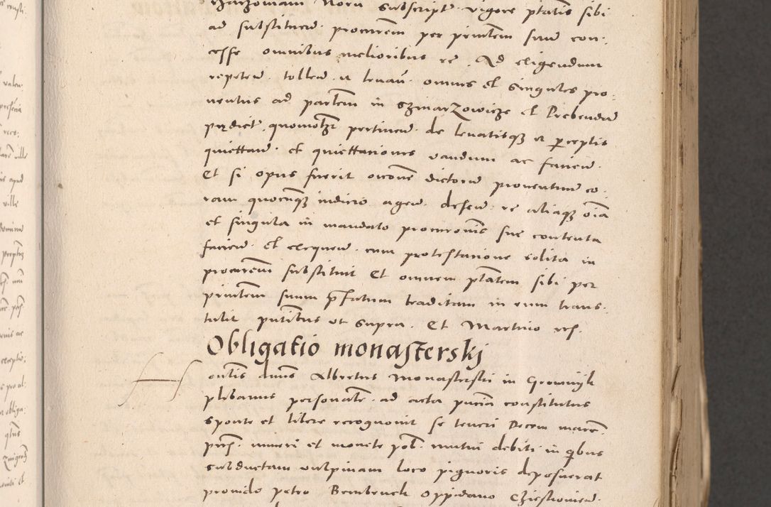 Zdjęcie nr 87 dla obiektu archiwalnego: Acta actorum causarum, sententiarum tam diffinitivarum quam interloquutoriarum, decretorum, obligationum, quietationum et constitutionum procuratorum coram reverendo domino Stanislao Schlomovski praeposito Calissiensi, archidiacono Sandecensi, canonico vicarioque in spiritualibus generali Cracocoviensi ad annum Domini millesimum quingentesimum quinquagesimum sextum, cuius indicatio quatuor decima, pontificatus sanctissimi in Christo patris domini Pauli divina providencia pape quarti anno ipsius