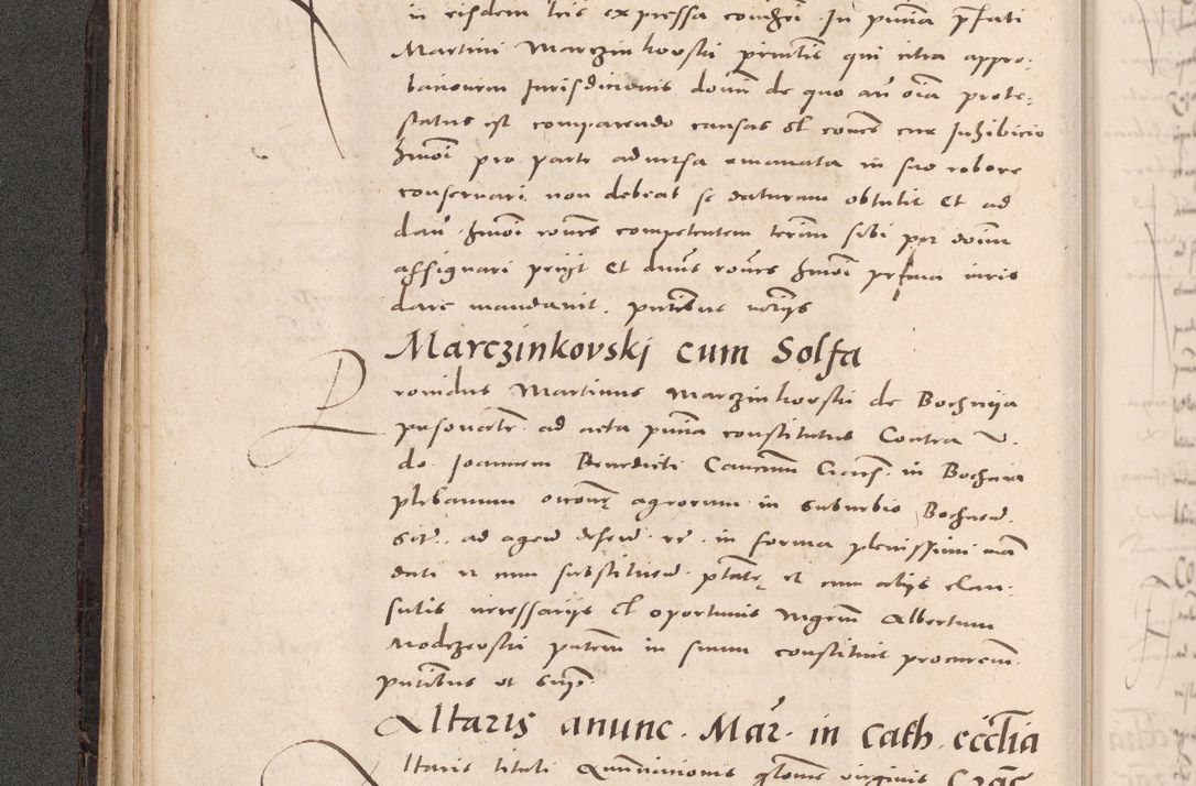 Zdjęcie nr 82 dla obiektu archiwalnego: Acta actorum causarum, sententiarum tam diffinitivarum quam interloquutoriarum, decretorum, obligationum, quietationum et constitutionum procuratorum coram reverendo domino Stanislao Schlomovski praeposito Calissiensi, archidiacono Sandecensi, canonico vicarioque in spiritualibus generali Cracocoviensi ad annum Domini millesimum quingentesimum quinquagesimum sextum, cuius indicatio quatuor decima, pontificatus sanctissimi in Christo patris domini Pauli divina providencia pape quarti anno ipsius