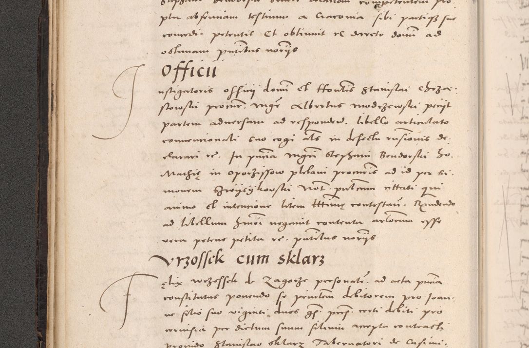 Zdjęcie nr 68 dla obiektu archiwalnego: Acta actorum causarum, sententiarum tam diffinitivarum quam interloquutoriarum, decretorum, obligationum, quietationum et constitutionum procuratorum coram reverendo domino Stanislao Schlomovski praeposito Calissiensi, archidiacono Sandecensi, canonico vicarioque in spiritualibus generali Cracocoviensi ad annum Domini millesimum quingentesimum quinquagesimum sextum, cuius indicatio quatuor decima, pontificatus sanctissimi in Christo patris domini Pauli divina providencia pape quarti anno ipsius