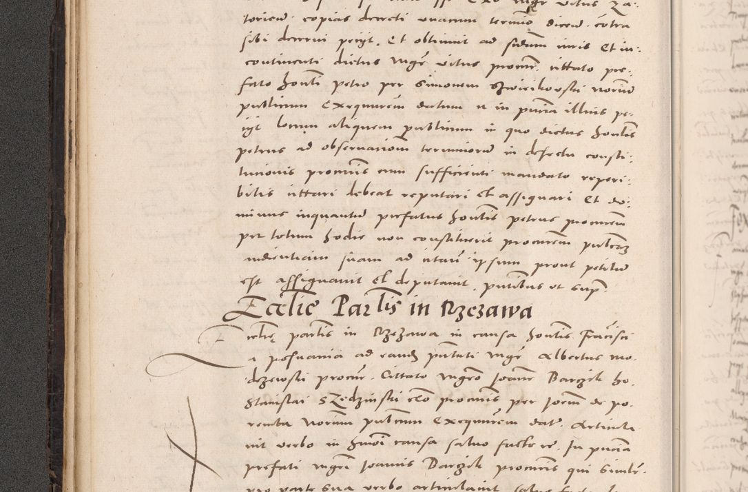 Zdjęcie nr 66 dla obiektu archiwalnego: Acta actorum causarum, sententiarum tam diffinitivarum quam interloquutoriarum, decretorum, obligationum, quietationum et constitutionum procuratorum coram reverendo domino Stanislao Schlomovski praeposito Calissiensi, archidiacono Sandecensi, canonico vicarioque in spiritualibus generali Cracocoviensi ad annum Domini millesimum quingentesimum quinquagesimum sextum, cuius indicatio quatuor decima, pontificatus sanctissimi in Christo patris domini Pauli divina providencia pape quarti anno ipsius