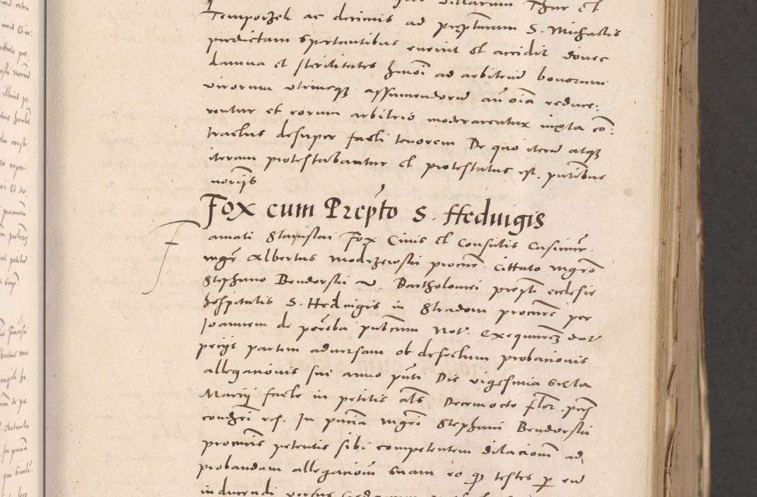 Zdjęcie nr 67 dla obiektu archiwalnego: Acta actorum causarum, sententiarum tam diffinitivarum quam interloquutoriarum, decretorum, obligationum, quietationum et constitutionum procuratorum coram reverendo domino Stanislao Schlomovski praeposito Calissiensi, archidiacono Sandecensi, canonico vicarioque in spiritualibus generali Cracocoviensi ad annum Domini millesimum quingentesimum quinquagesimum sextum, cuius indicatio quatuor decima, pontificatus sanctissimi in Christo patris domini Pauli divina providencia pape quarti anno ipsius