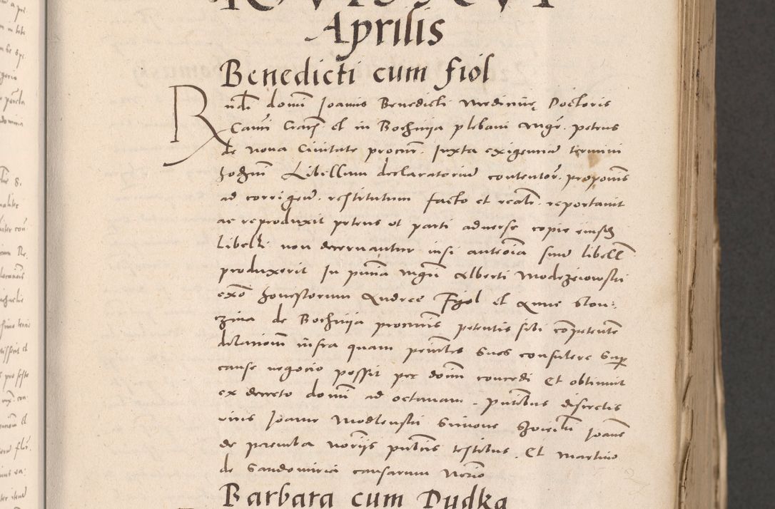 Zdjęcie nr 63 dla obiektu archiwalnego: Acta actorum causarum, sententiarum tam diffinitivarum quam interloquutoriarum, decretorum, obligationum, quietationum et constitutionum procuratorum coram reverendo domino Stanislao Schlomovski praeposito Calissiensi, archidiacono Sandecensi, canonico vicarioque in spiritualibus generali Cracocoviensi ad annum Domini millesimum quingentesimum quinquagesimum sextum, cuius indicatio quatuor decima, pontificatus sanctissimi in Christo patris domini Pauli divina providencia pape quarti anno ipsius