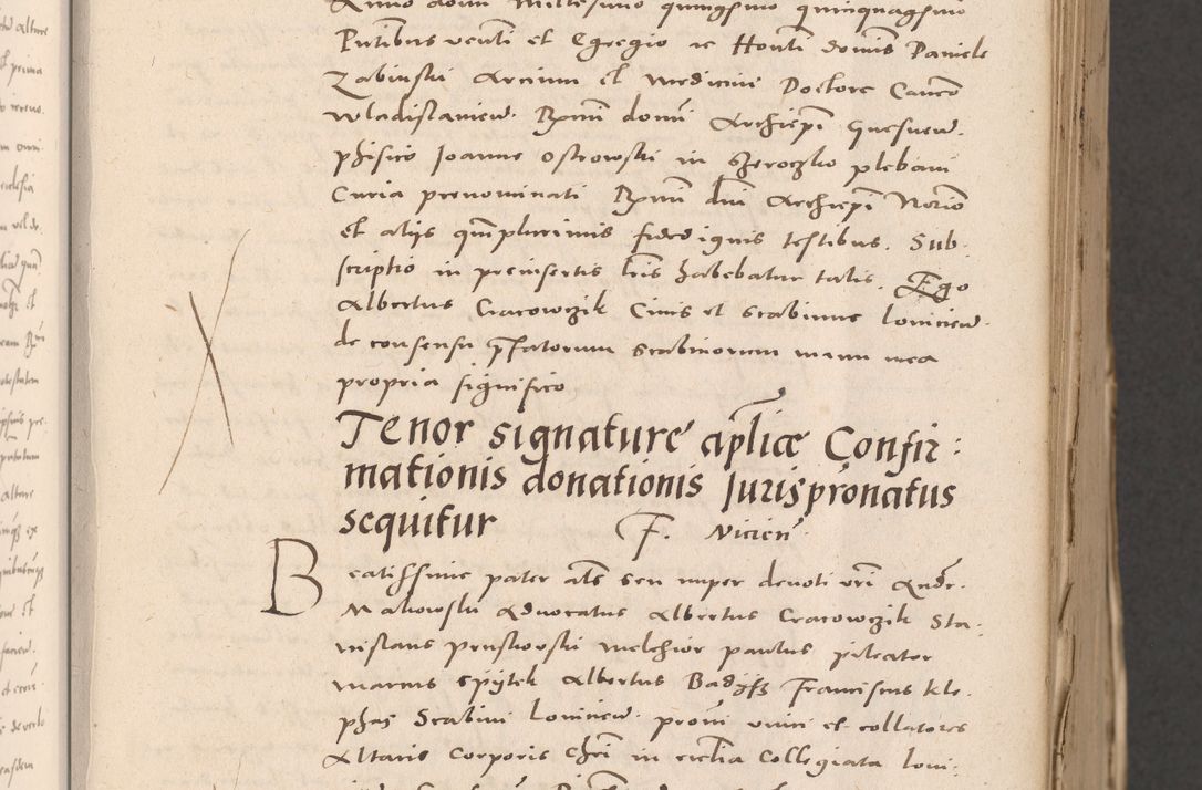 Zdjęcie nr 59 dla obiektu archiwalnego: Acta actorum causarum, sententiarum tam diffinitivarum quam interloquutoriarum, decretorum, obligationum, quietationum et constitutionum procuratorum coram reverendo domino Stanislao Schlomovski praeposito Calissiensi, archidiacono Sandecensi, canonico vicarioque in spiritualibus generali Cracocoviensi ad annum Domini millesimum quingentesimum quinquagesimum sextum, cuius indicatio quatuor decima, pontificatus sanctissimi in Christo patris domini Pauli divina providencia pape quarti anno ipsius