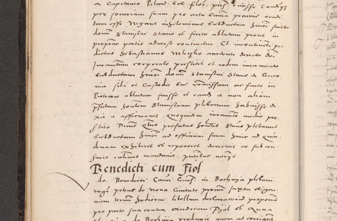 Zdjęcie nr 54 dla obiektu archiwalnego: Acta actorum causarum, sententiarum tam diffinitivarum quam interloquutoriarum, decretorum, obligationum, quietationum et constitutionum procuratorum coram reverendo domino Stanislao Schlomovski praeposito Calissiensi, archidiacono Sandecensi, canonico vicarioque in spiritualibus generali Cracocoviensi ad annum Domini millesimum quingentesimum quinquagesimum sextum, cuius indicatio quatuor decima, pontificatus sanctissimi in Christo patris domini Pauli divina providencia pape quarti anno ipsius