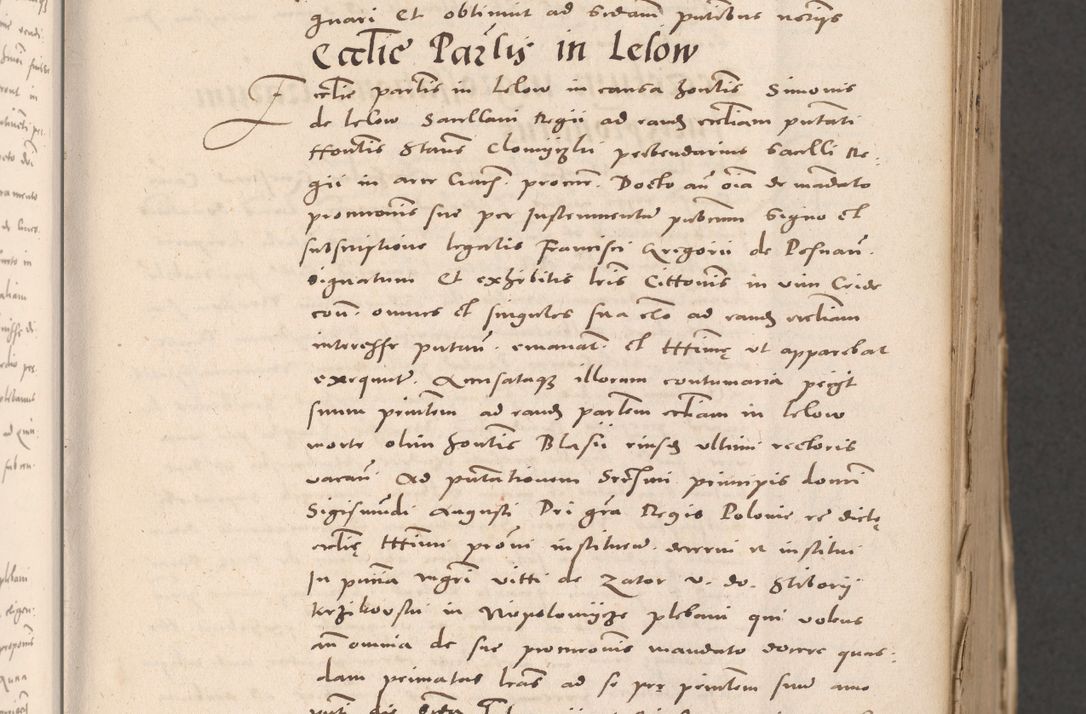 Zdjęcie nr 55 dla obiektu archiwalnego: Acta actorum causarum, sententiarum tam diffinitivarum quam interloquutoriarum, decretorum, obligationum, quietationum et constitutionum procuratorum coram reverendo domino Stanislao Schlomovski praeposito Calissiensi, archidiacono Sandecensi, canonico vicarioque in spiritualibus generali Cracocoviensi ad annum Domini millesimum quingentesimum quinquagesimum sextum, cuius indicatio quatuor decima, pontificatus sanctissimi in Christo patris domini Pauli divina providencia pape quarti anno ipsius