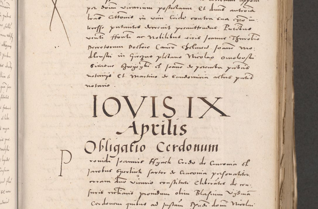 Zdjęcie nr 41 dla obiektu archiwalnego: Acta actorum causarum, sententiarum tam diffinitivarum quam interloquutoriarum, decretorum, obligationum, quietationum et constitutionum procuratorum coram reverendo domino Stanislao Schlomovski praeposito Calissiensi, archidiacono Sandecensi, canonico vicarioque in spiritualibus generali Cracocoviensi ad annum Domini millesimum quingentesimum quinquagesimum sextum, cuius indicatio quatuor decima, pontificatus sanctissimi in Christo patris domini Pauli divina providencia pape quarti anno ipsius