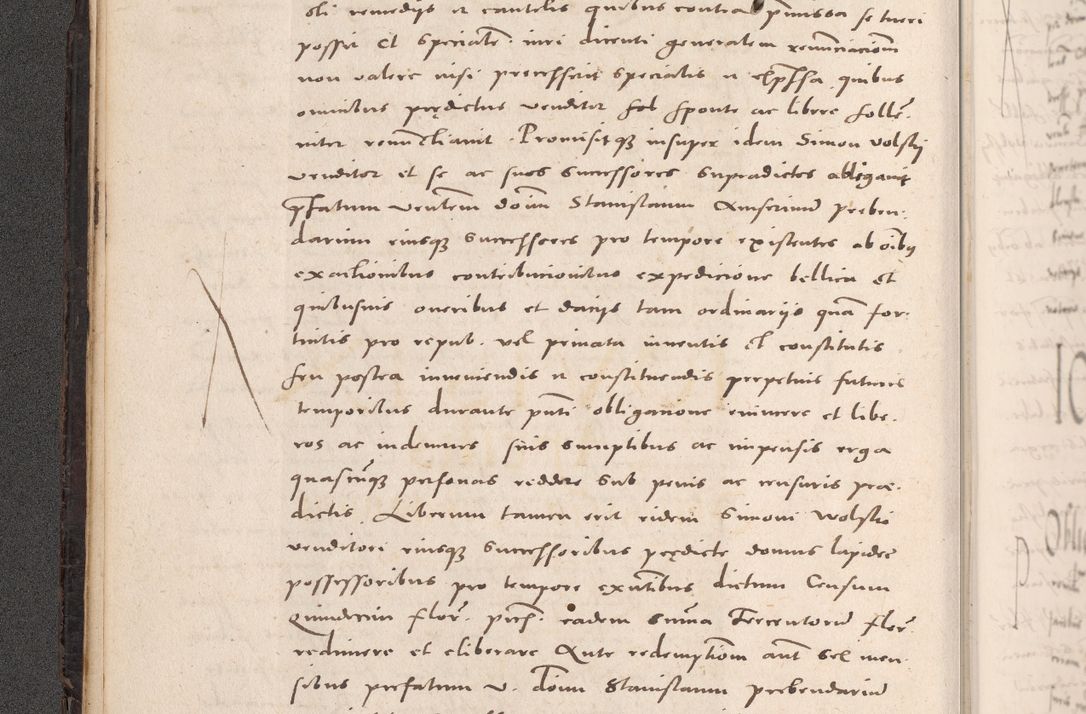 Zdjęcie nr 40 dla obiektu archiwalnego: Acta actorum causarum, sententiarum tam diffinitivarum quam interloquutoriarum, decretorum, obligationum, quietationum et constitutionum procuratorum coram reverendo domino Stanislao Schlomovski praeposito Calissiensi, archidiacono Sandecensi, canonico vicarioque in spiritualibus generali Cracocoviensi ad annum Domini millesimum quingentesimum quinquagesimum sextum, cuius indicatio quatuor decima, pontificatus sanctissimi in Christo patris domini Pauli divina providencia pape quarti anno ipsius
