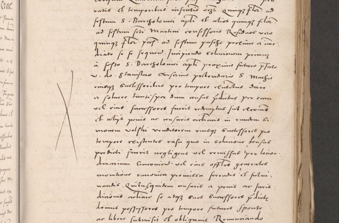 Zdjęcie nr 39 dla obiektu archiwalnego: Acta actorum causarum, sententiarum tam diffinitivarum quam interloquutoriarum, decretorum, obligationum, quietationum et constitutionum procuratorum coram reverendo domino Stanislao Schlomovski praeposito Calissiensi, archidiacono Sandecensi, canonico vicarioque in spiritualibus generali Cracocoviensi ad annum Domini millesimum quingentesimum quinquagesimum sextum, cuius indicatio quatuor decima, pontificatus sanctissimi in Christo patris domini Pauli divina providencia pape quarti anno ipsius