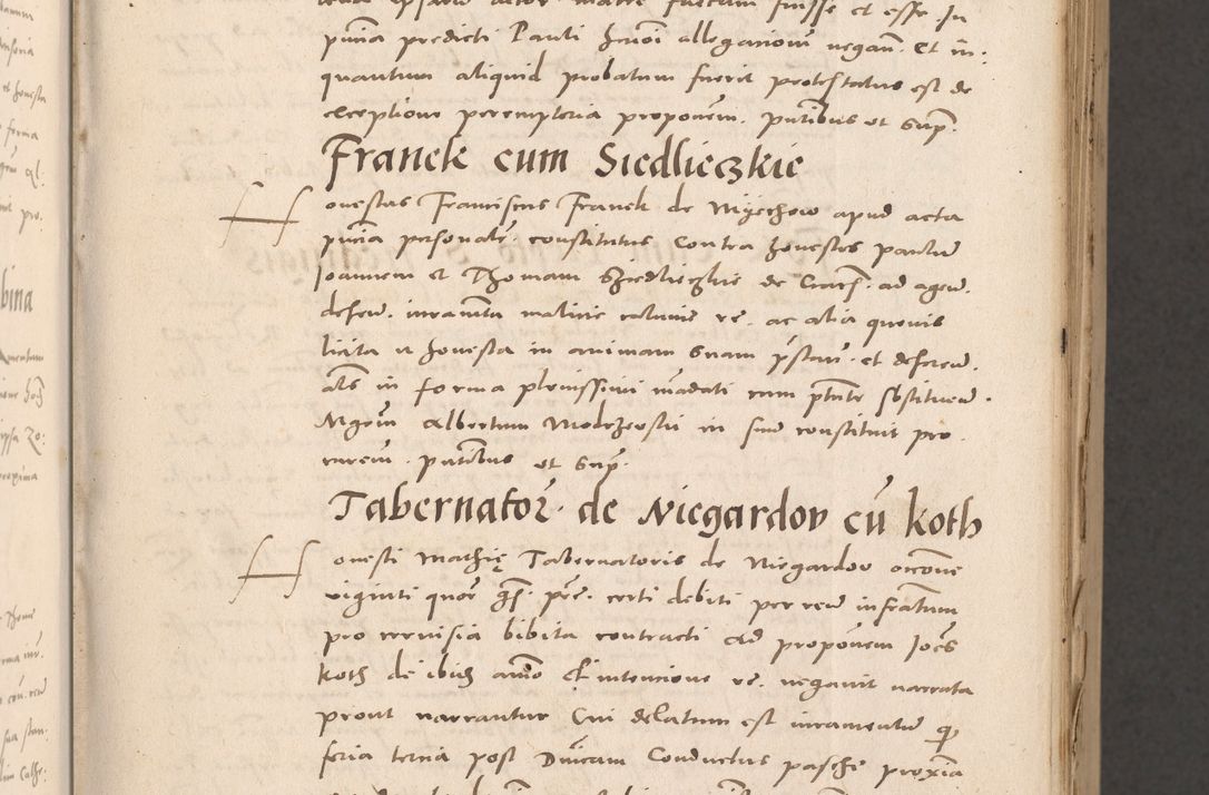 Zdjęcie nr 17 dla obiektu archiwalnego: Acta actorum causarum, sententiarum tam diffinitivarum quam interloquutoriarum, decretorum, obligationum, quietationum et constitutionum procuratorum coram reverendo domino Stanislao Schlomovski praeposito Calissiensi, archidiacono Sandecensi, canonico vicarioque in spiritualibus generali Cracocoviensi ad annum Domini millesimum quingentesimum quinquagesimum sextum, cuius indicatio quatuor decima, pontificatus sanctissimi in Christo patris domini Pauli divina providencia pape quarti anno ipsius