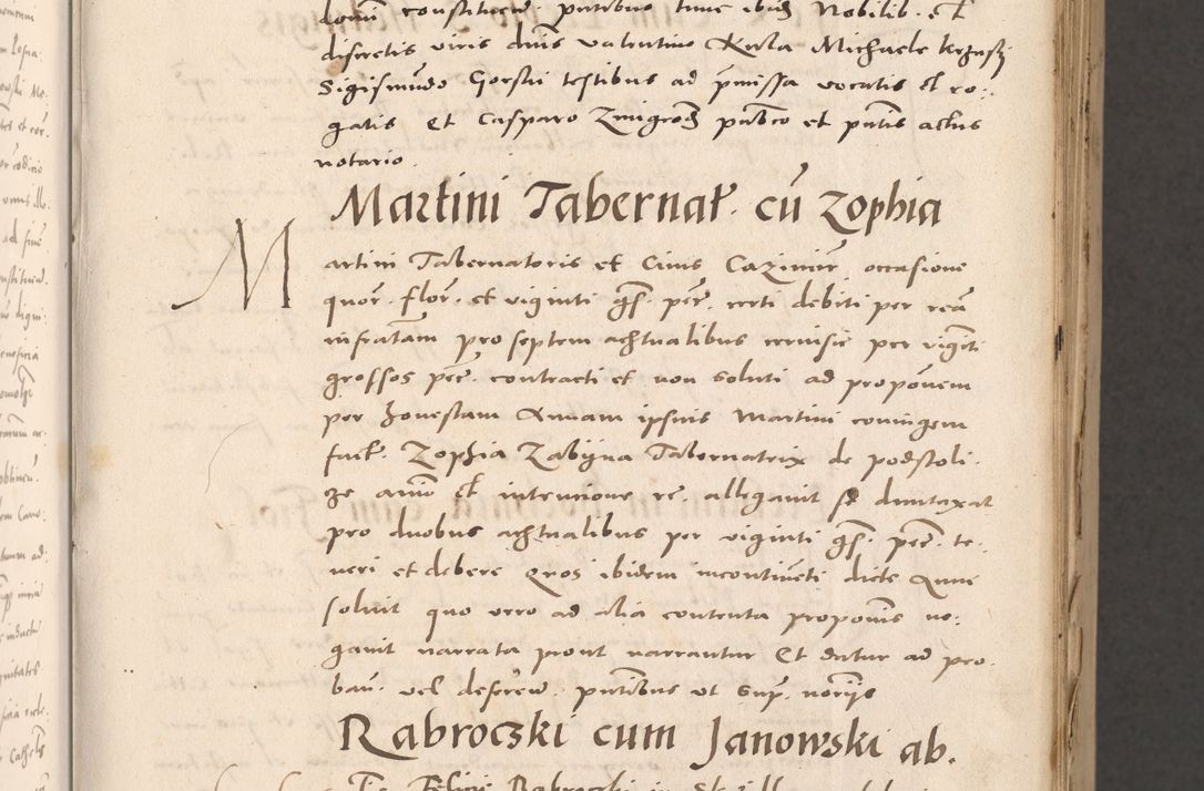 Zdjęcie nr 13 dla obiektu archiwalnego: Acta actorum causarum, sententiarum tam diffinitivarum quam interloquutoriarum, decretorum, obligationum, quietationum et constitutionum procuratorum coram reverendo domino Stanislao Schlomovski praeposito Calissiensi, archidiacono Sandecensi, canonico vicarioque in spiritualibus generali Cracocoviensi ad annum Domini millesimum quingentesimum quinquagesimum sextum, cuius indicatio quatuor decima, pontificatus sanctissimi in Christo patris domini Pauli divina providencia pape quarti anno ipsius